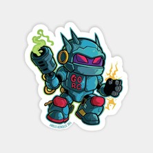 Silahşör Robot Sticker
