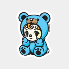 Hüzünlü Ayıcık Sticker