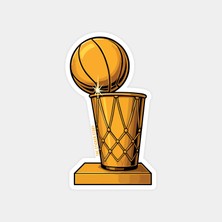 Basketbol Altın Kupa Sticker