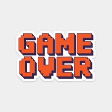 Game Over Sticker