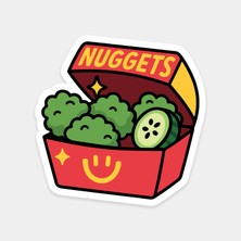 Fit Nuggets Sticker