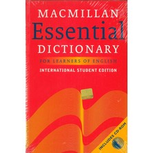 Macmillan Essential Dictionary For Learners Of English International Student Edition Cd'siz
