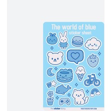 The World Of Blue Sticker Sheet