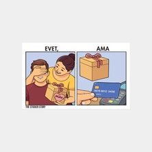 Evet Ama 0992 Sticker