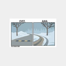 Evet Ama 0996 Sticker