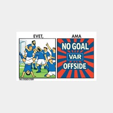 Evet Ama 0979 Sticker