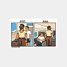 Evet Ama 0988 Sticker