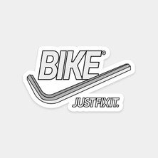 Sadece Düzelt Bisiklet Sticker