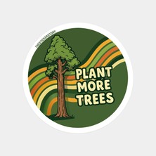 Daha Çok Fidan Dik Sticker