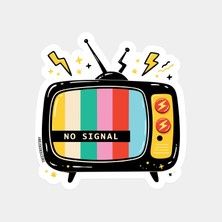 Sinyal Yok Tv Sticker