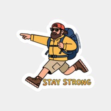 Güçlü Yolculuk Sticker