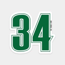 34 Numara Sticker