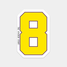 8 Numara Sticker