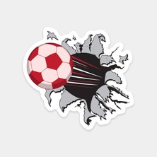 Sert Şut Sticker