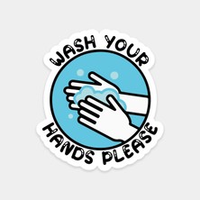 Ellerini Yıka Dostum Sticker