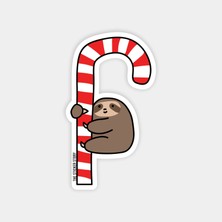 Şeker Baston Yılbaşı Sticker