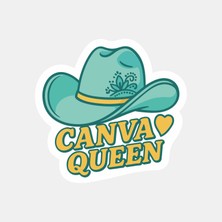 Canva Kraliçesi Sticker