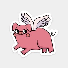 Uçan Domuz Sticker