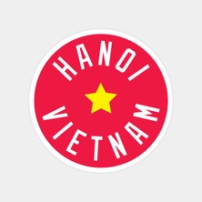 Hanoi Vietnam Sticker