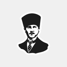 Atatürk Portre Sticker