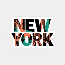 New York Şehri Sticker