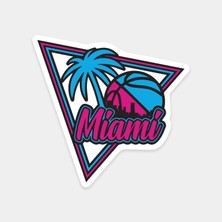 Miami Basketbol Takımı Sticker