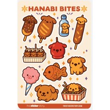 Hanabi Bites Sticker Sheet