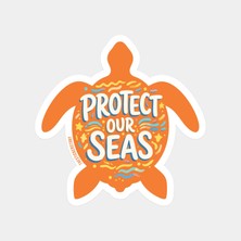 Denizlerimizi Koruyalım Sticker