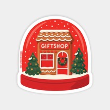 Yılbaşı Hediye Dükkanı Sticker