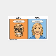Evet Ama 0972 Sticker
