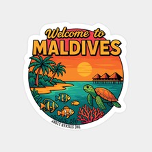 Maldivler Sticker