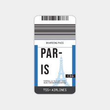 Paris Ticket Sticker