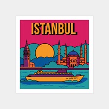 Istanbul View Sticker