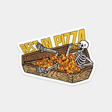 Rest In Pizza Sticker