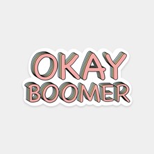 Okay Boomer Sticker