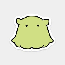 Tuhaf Yeşil Şey Sticker
