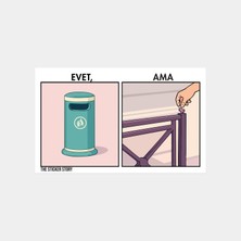 Evet Ama 0977 Sticker