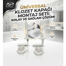 Empressco Geneltedarik Klozet Kapağı Montaj Seti 🚽 Üniversal Bağlantı Aparatı 🛠️ Dayanıklı Plastik 🔧 Kolay Kurulum - Fiyatı, Yorumları