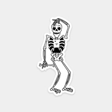 Dans Eden Iskelet Sticker