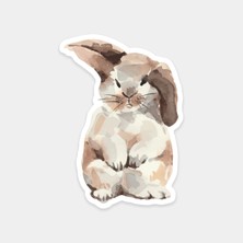 Küskün Tavşan Sticker