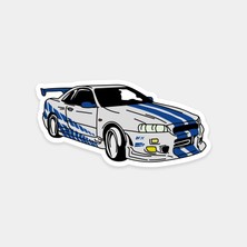 Saf Adrenalin Arabası Sticker
