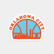 Oklahoma Basketbol Takımı Sticker