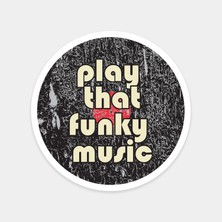 Funky Ritmi Aç Sticker
