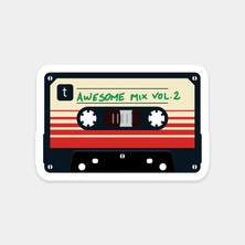 Awesome Mix Kaset Sticker