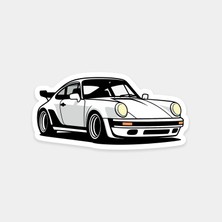 Efsane Porsche Sticker
