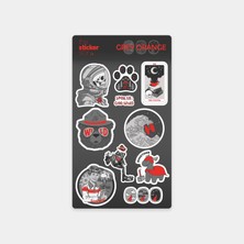 Grey Orange Sticker Serisi