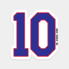 10 Numara Sticker