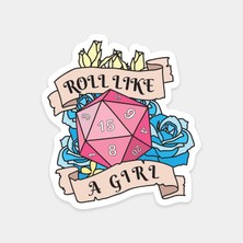 Zarı Kız Gibi At Sticker