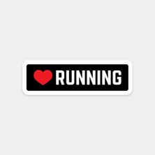 Koşmaya Aşık Sticker