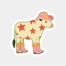 Kovboy Inek Sticker